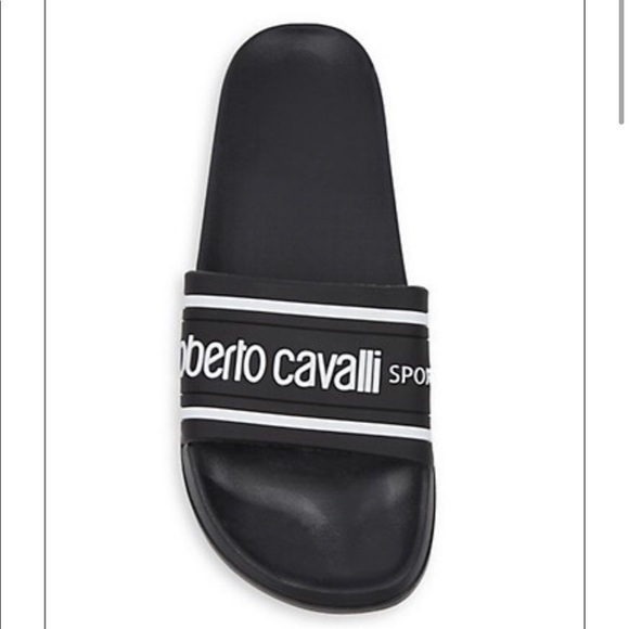 NEW ROBERTO CAVALLI Logo Pool Slides size 42